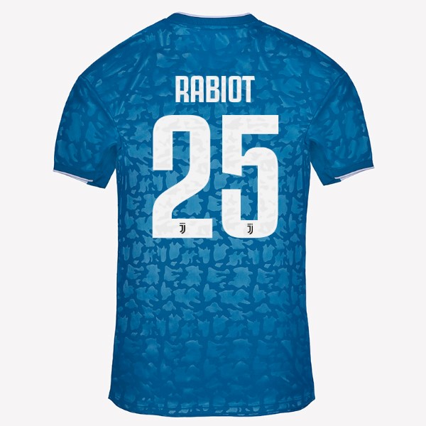 Camiseta Juventus NO.25 Rabiot 3ª 2019 2020 Azul